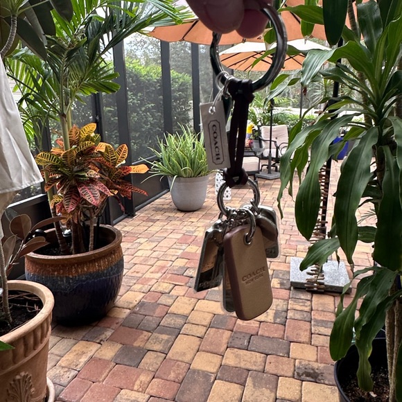 Coach Silver and Brown Charm Keychain - Picture 9 of 9